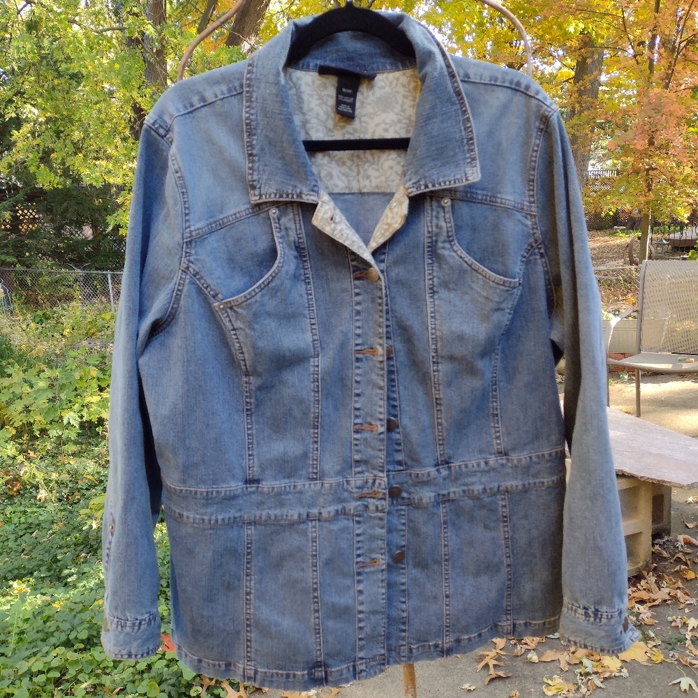 Venezia Blue jean jacket or coat Plus size 18/20